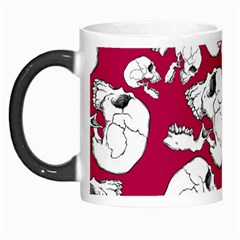 Terrible Frightening Seamless Pattern With Skull Morph Mug by Bedest