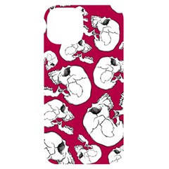 Terrible Frightening Seamless Pattern With Skull Iphone 14 Black Uv Print Case by Bedest