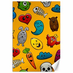 Graffiti Characters Seamless Ornament Canvas 20  X 30  by Bedest