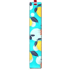 Pop Art Style Citrus Seamless Pattern Large Book Marks