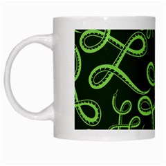 Snakes Seamless Pattern White Mug by Bedest