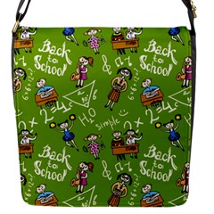 Seamless Pattern With Kids Flap Closure Messenger Bag (s) by Bedest