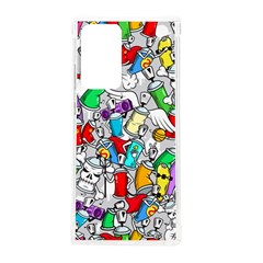 Graffity Characters Seamless Pattern Art Samsung Galaxy Note 20 Ultra Tpu Uv Case by Bedest