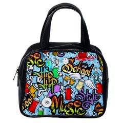 Graffiti Characters Seamless Patterns Classic Handbag (one Side)