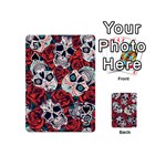 Vintage Day Dead Seamless Pattern Playing Cards 54 Designs (Mini) Front - Spade5