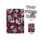 Vintage Day Dead Seamless Pattern Playing Cards 54 Designs (Mini) Front - Club6