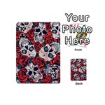 Vintage Day Dead Seamless Pattern Playing Cards 54 Designs (Mini) Front - ClubK