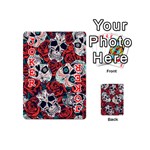 Vintage Day Dead Seamless Pattern Playing Cards 54 Designs (Mini) Front - Joker2