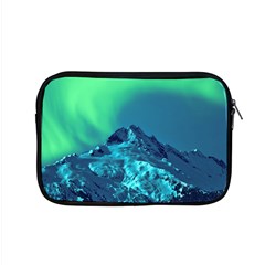 Aurora Borealis Sky Winter Snow Mountains Night Apple Macbook Pro 15  Zipper Case by Pakjumat