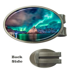 Amazing Aurora Borealis Colors Money Clips (oval)  by Pakjumat