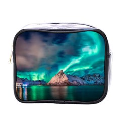 Amazing Aurora Borealis Colors Mini Toiletries Bag (one Side) by Pakjumat