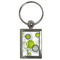 Circles Still Life Key Chain (rectangle) by Pakjumat