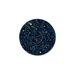 Colorful Abstract Pattern Creative Colorful Line Linear Background Golf Ball Marker (4 Pack) by Pakjumat
