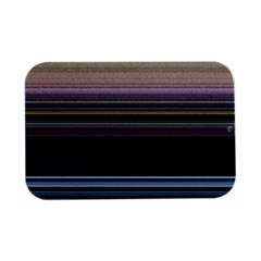 Horizontal Line Strokes Color Lines Open Lid Metal Box (silver)   by Pakjumat