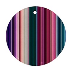 Vertical Line Color Lines Texture Ornament (round)