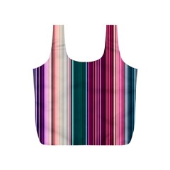 Vertical Line Color Lines Texture Full Print Recycle Bag (s) by Pakjumat