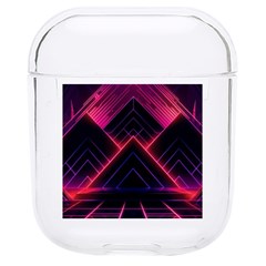 Synthwave City Retrowave Wave Hard Pc Airpods 1/2 Case by Pakjumat