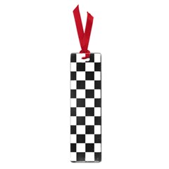 Black White Checker Pattern Checkerboard Small Book Marks by Pakjumat