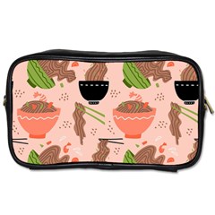 Japanese Street Food Soba Noodle In Bowl Toiletries Bag (one Side) by Pakjumat