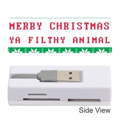 Merry Christmas Ya Filthy Animal Memory Card Reader (stick) by Pakjumat