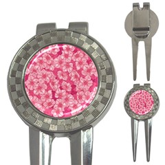 Cute Pink Sakura Flower Pattern 3-in-1 Golf Divots