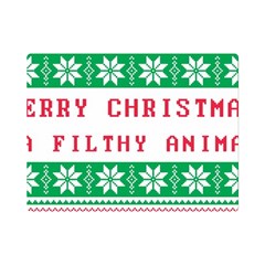 Merry Christmas Ya Filthy Animal Premium Plush Fleece Blanket (mini) by Pakjumat