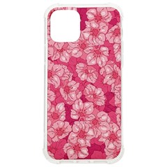 Cute Pink Sakura Flower Pattern Iphone 12/12 Pro Tpu Uv Print Case by Pakjumat