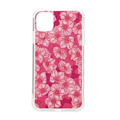 Cute Pink Sakura Flower Pattern Iphone 11 Tpu Uv Print Case by Pakjumat