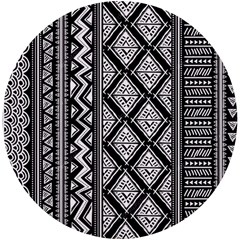 Tribal African Pattern Uv Print Round Tile Coaster