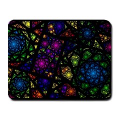 Stained Glass Crystal Art Small Mousepad by Pakjumat