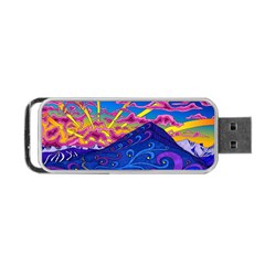 Abstract Paisley Art Pattern Design Fabric Floral Decoration Portable Usb Flash (two Sides) by Pakjumat