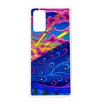 Abstract Paisley Art Pattern Design Fabric Floral Decoration Samsung Galaxy Note 20 TPU UV Case Front