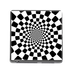 Geomtric Pattern Illusion Shapes Memory Card Reader (square 5 Slot) by Pakjumat