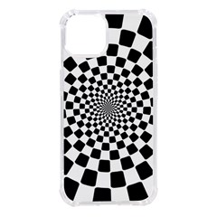 Geomtric Pattern Illusion Shapes Iphone 14 Tpu Uv Print Case by Pakjumat