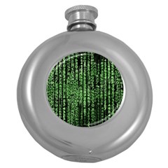 Matrix Technology Tech Data Digital Network Round Hip Flask (5 Oz) by Pakjumat