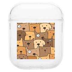 Cute Dog Seamless Pattern Background Soft Tpu Airpods 1/2 Case