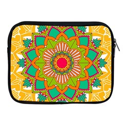 Mandala Patterns Yellow Apple Ipad 2/3/4 Zipper Cases by Pakjumat