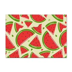 Cute Watermelon Seamless Pattern Sticker A4 (10 pack)