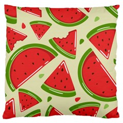 Cute Watermelon Seamless Pattern Standard Premium Plush Fleece Cushion Case (two Sides) by Pakjumat