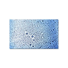 Drop Water Background Macro Splash Rain Drink Sticker (rectangular)