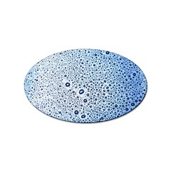 Drop Water Background Macro Splash Rain Drink Sticker Oval (100 Pack) by Pakjumat