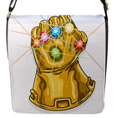 The Infinity Gauntlet Thanos Flap Closure Messenger Bag (s)