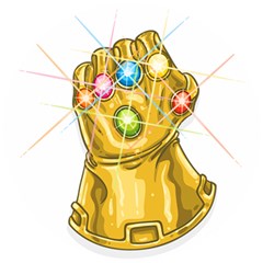 The Infinity Gauntlet Thanos Wooden Puzzle Round