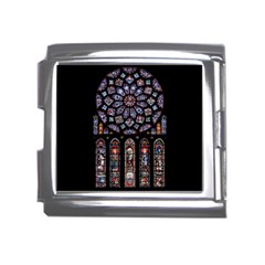 Chartres Cathedral Notre Dame De Paris Stained Glass Mega Link Italian Charm (18mm)