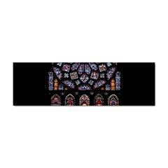 Chartres Cathedral Notre Dame De Paris Stained Glass Sticker Bumper (10 pack)