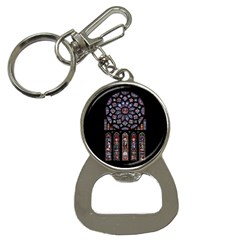 Chartres Cathedral Notre Dame De Paris Stained Glass Bottle Opener Key Chain