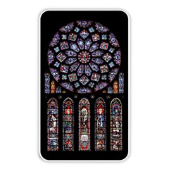 Chartres Cathedral Notre Dame De Paris Stained Glass Memory Card Reader (Rectangular)