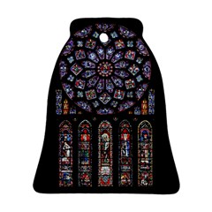 Chartres Cathedral Notre Dame De Paris Stained Glass Ornament (Bell)
