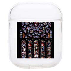 Chartres Cathedral Notre Dame De Paris Stained Glass Soft TPU AirPods 1/2 Case