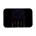 Chartres Cathedral Notre Dame De Paris Stained Glass Open Lid Metal Box (Silver)   Front